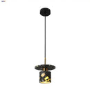 GobekUsa Black Terrazzo Stone LED Pendant Lamp Modern Nordic Hanging Lights