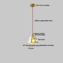 GobekUsa Black Terrazzo Stone LED Pendant Lamp Modern Nordic Hanging Lights