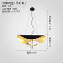 GobekUsa Gold Texture LED Pendant Lights: Modern Living Room Bedroom Hanging Lamps