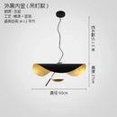 GobekUsa Gold Texture LED Pendant Lights: Modern Living Room Bedroom Hanging Lamps