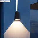 GobekUsa Triangle Aluminum LED Wall Sconce in Black - Simple Style, Flush Mount, Warm/White Light