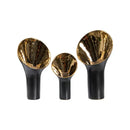 GobekUsa Golden Trumpet Ceramic Flower Vase Home Decoration Accessories