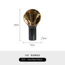 GobekUsa Golden Trumpet Ceramic Flower Vase Home Decoration Accessories