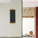 GobekUsa Minimalist Twist Wall Sconce with Metallic 2-Bulb Light Fixture for Porch
