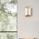 GobekUsa Minimalist Twist Wall Sconce with Metallic 2-Bulb Light Fixture for Porch