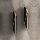 GobekUsa Minimalistic Metal Corridor Wall Sconce Light - 2-Head Scroll Wall Fixture