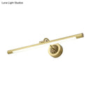 GobekUsa Sleek Black/Gold Vanity Light Fixture - Simplicity Streamlined Design - LED Wall Lighting for Dressing Table