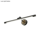 GobekUsa Sleek Black/Gold Vanity Light Fixture - Simplicity Streamlined Design - LED Wall Lighting for Dressing Table