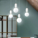 GobekUsa Glass Ball LED Chandelier for Modern Living Spaces
