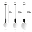 GobekUsa Glass Ball LED Chandelier for Modern Living Spaces