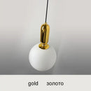 GobekUsa Glass Ball LED Chandelier for Modern Living Spaces