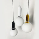 GobekUsa Glass Ball LED Chandelier for Modern Living Spaces