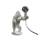 Modern black gorilla night light bedroom resin lamp by Decorbites