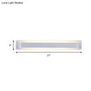 GobekUsa Modern Black/Gray/White LED Linear Wall Sconce for Living Room Décor
