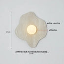 GobekUsa Green Marble Stone LED Wall Sconce Lighting for Bedroom and Hallway