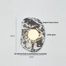 GobekUsa Green Marble Stone LED Wall Sconce Lighting for Bedroom and Hallway
