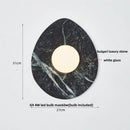 GobekUsa Green Marble Stone LED Wall Sconce Lighting for Bedroom and Hallway