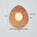 GobekUsa Green Marble Stone LED Wall Sconce Lighting for Bedroom and Hallway