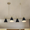 GobekUsa Antler Design Nordic Chandelier - Restaurant Island Lighting (Black, Grey, White)