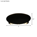 GobekUsa Nordic Metallic Mini Wall Light - Ellipse/Curve/Honeycomb Design - 4/6-Bulb LED Wall Washer Sconce in Black for Hallways