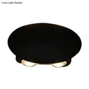 GobekUsa Nordic Metallic Mini Wall Light - Ellipse/Curve/Honeycomb Design - 4/6-Bulb LED Wall Washer Sconce in Black for Hallways
