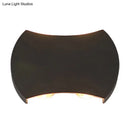 GobekUsa Nordic Metallic Mini Wall Light - Ellipse/Curve/Honeycomb Design - 4/6-Bulb LED Wall Washer Sconce in Black for Hallways
