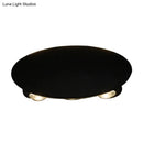 GobekUsa Nordic Metallic Mini Wall Light - Ellipse/Curve/Honeycomb Design - 4/6-Bulb LED Wall Washer Sconce in Black for Hallways