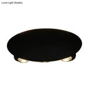 GobekUsa Nordic Metallic Mini Wall Light - Ellipse/Curve/Honeycomb Design - 4/6-Bulb LED Wall Washer Sconce in Black for Hallways