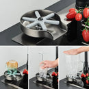 GobekUsa Glass Cup Washer: Automatic High Pressure Coffee Tea Cleaner Sink Tool