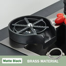 GobekUsa Glass Cup Washer: Automatic High Pressure Coffee Tea Cleaner Sink Tool
