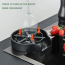 GobekUsa Glass Cup Washer: Automatic High Pressure Coffee Tea Cleaner Sink Tool