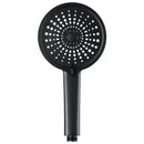 Modern black high pressure shower head bathroom water saving rainfall by Decorbites