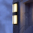 GobekUsa LED Wall Light Waterproof Garden Porch Sconce, Imitation Marble, IP65 Rated