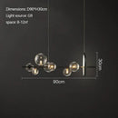 GobekUsa Industrial Glass Pendant Chandelier Kitchen Dining Living Room Lighting