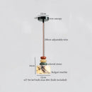 GobekUsa Iron Marble LED Pendant Light Fixture Modern Hanging Lamp Interior Decor