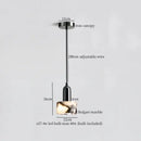 GobekUsa Iron Marble LED Pendant Light Fixture Modern Hanging Lamp Interior Decor