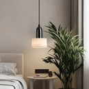 GobekUsa Iron Marble LED Pendant Light Fixture Modern Hanging Lamp Interior Decor