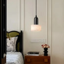 GobekUsa Iron Marble LED Pendant Light Fixture Modern Hanging Lamp Interior Decor