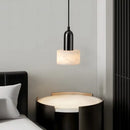 GobekUsa Iron Marble LED Pendant Light Fixture Modern Hanging Lamp Interior Decor