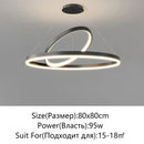 GobekUsa Irregular Ceiling Chandelier for Living Room Bedroom Study Room