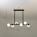 GobekUsa Modo Island Ceiling Light - Elegant Hanging Pendant Light for Dining Room