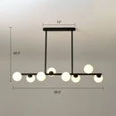 GobekUsa Modo Island Ceiling Light - Elegant Hanging Pendant Light for Dining Room
