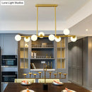 GobekUsa Modo Island Ceiling Light - Elegant Hanging Pendant Light for Dining Room