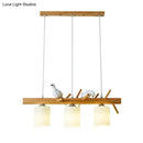 GobekUsa Modern Island Pendant Light with Frosted Glass Lampshade for Dining Room