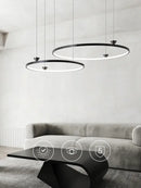 GobekUsa Italian Style Annular Pendant Lamp for Living Room, Dining Room, Bedroom