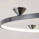 GobekUsa Circular All-Copper Italian Style LED Pendant Lamp for Living Room and Bedroom