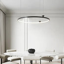 GobekUsa Circular All-Copper Italian Style LED Pendant Lamp for Living Room and Bedroom