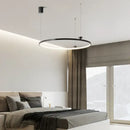 GobekUsa Circular All-Copper Italian Style LED Pendant Lamp for Living Room and Bedroom