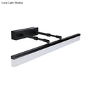 GobekUsa Modern Acrylic LED Bar Light in Warm/White - 23.5"/27.5" Straight Wall Mount