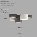 GobekUsa Cylinder LED Ceiling Lamp for Living Room and Bedroom Decor